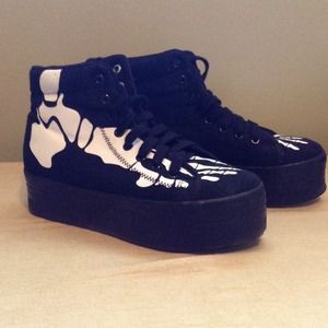 Jeffrey Campbell HOMG skeleton sneakers