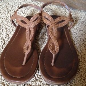 Tan sandals