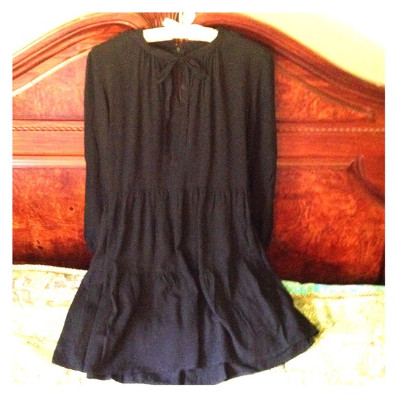 Black Prairie Style Mod Cloth Dress!