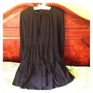 Black Prairie Style Mod Cloth Dress!