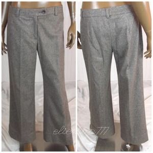 J.CREW Tan Herringbone Wool Lined Dress Pants