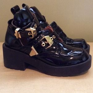 Jeffrey Campbell Coltrane black  boots SIZE 7.5