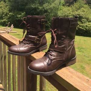 Mossimo Supply Co. Brown Leather Boots