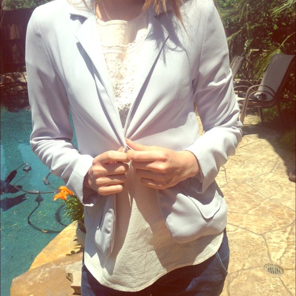 Gray Summer Blazer