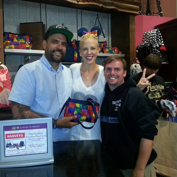 Free Wallet w/ "Pop Art Mickey" Convertible Tote - Picture 3 of 4