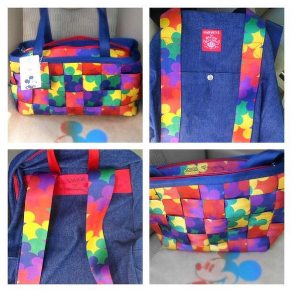 Free Wallet w/ "Pop Art Mickey" Convertible Tote - Picture 4 of 4