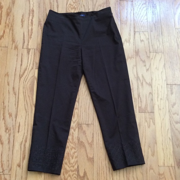 Chocolate brown jones New York pants