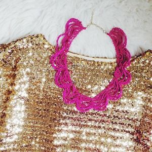 S🚫LD || Fuchsia Necklace