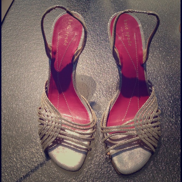Kate Spade Metallic Heels
