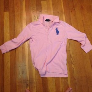 Skinny fit large logo Ralph Lauren polo