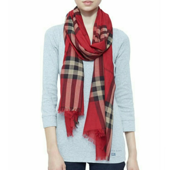 Burberry Linen Scarf - Picture 3 of 3