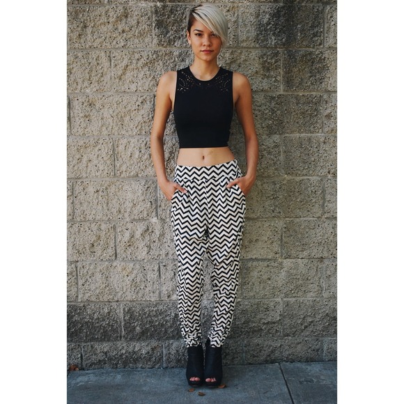 CHEVRON PANTS