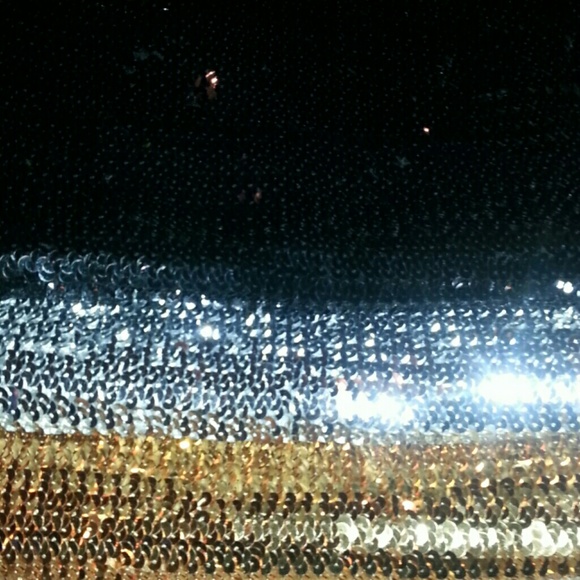 Black Sequin Stretch Skirt or Dress - Picture 3 of 3