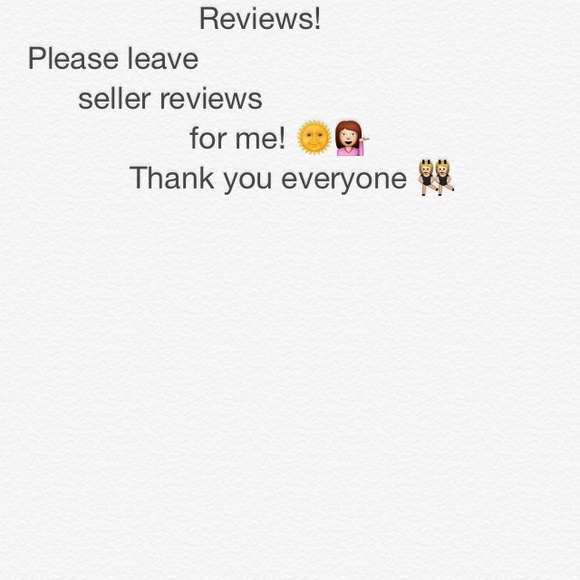 Reviews!