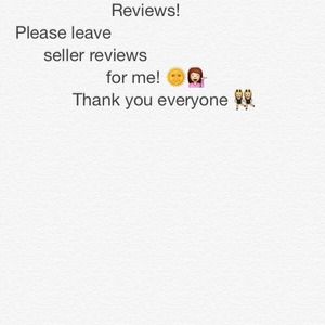 Reviews!