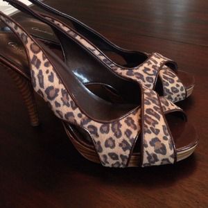 Leopard heels