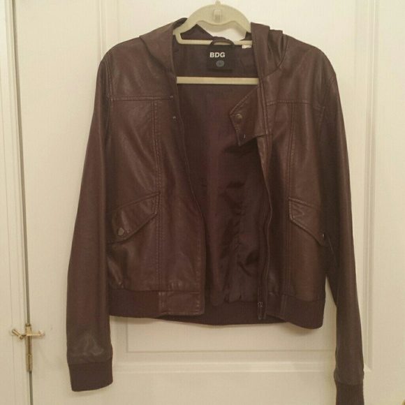 Burgundy Leather Jacket