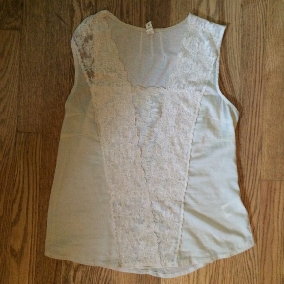 Anthro lace tank