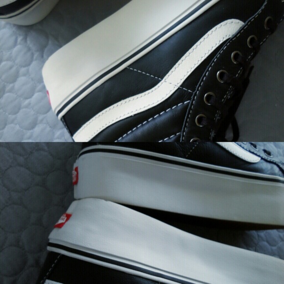 [ SOLD ] Platform Sk8-Hi Vans (Leather) - Picture 2 of 4