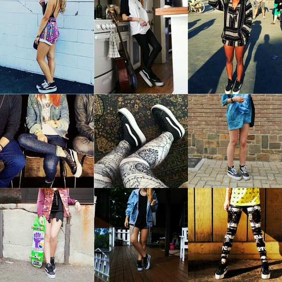 [ SOLD ] Platform Sk8-Hi Vans (Leather) - Picture 4 of 4