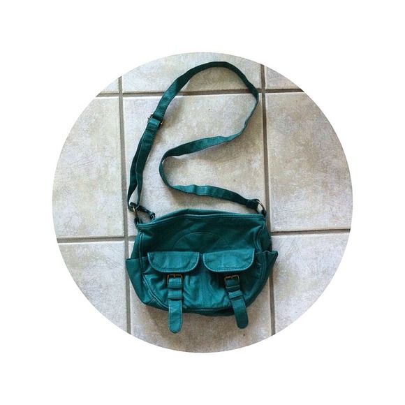 Reserved for trade! Beautiful Teal Cross-body