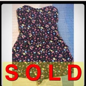 Forever 21 Floral Romper