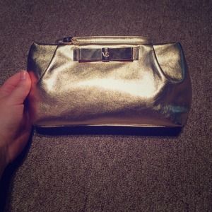 Gold handbag