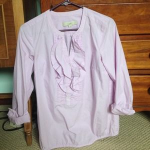 Ann Taylor Loft Cotton Blouse