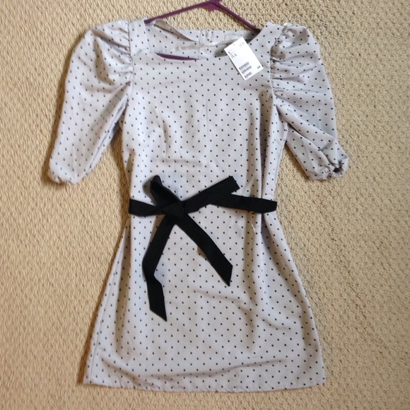 Bundle: Silk polka dot tunic