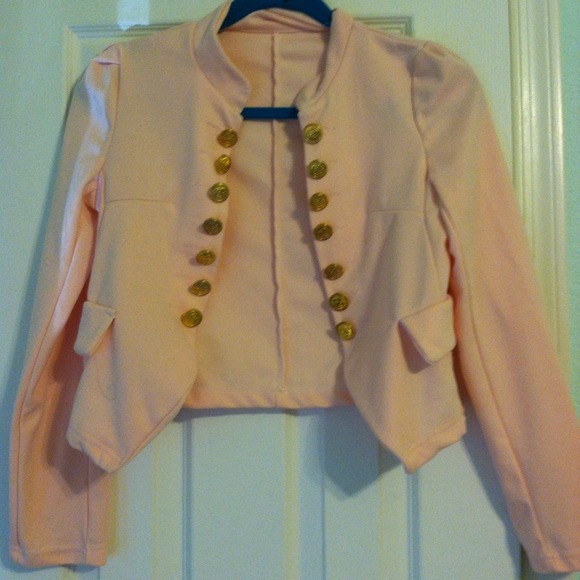 Peach Sailor Blazer - Picture 2 of 3