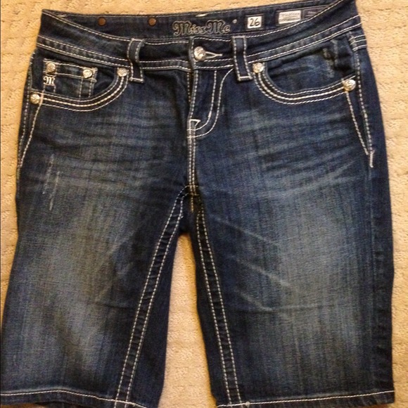 Miss Me Denim - Miss Me Bermuda denim shorts