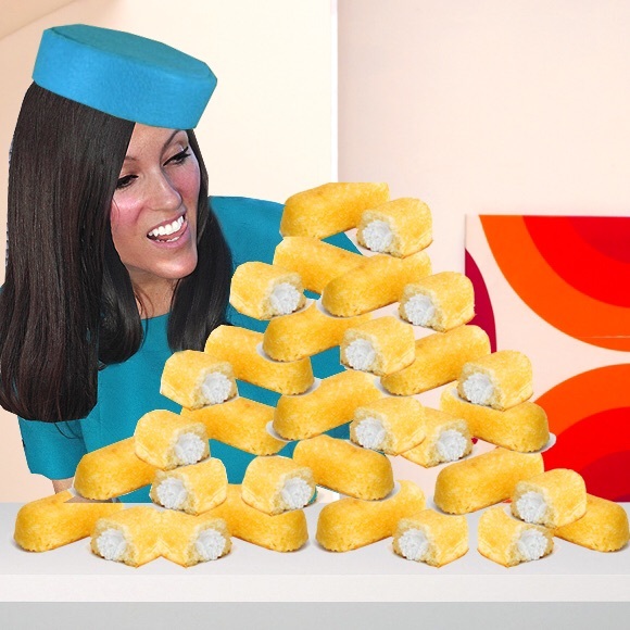 “Airplane" Flight Attendant Looking Dress - Picture 2 of 4