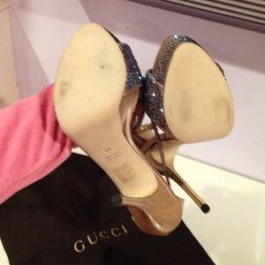 Gucci Shoes - Gucci Swavorski Crystal Heels Gucci Shoes - Gucci Swavorski Crystal Heels