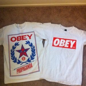 White obey tee's !