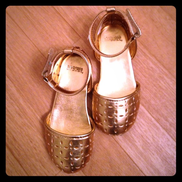 Gymboree Toddler Girl Gold Flat