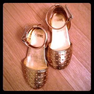 Gymboree Toddler Girl Gold Flat