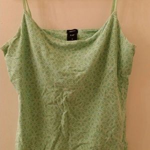 Gap stretch Geometric Floral Tank