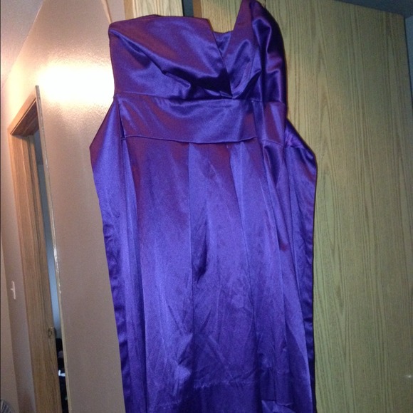 Purple cocktail dress
