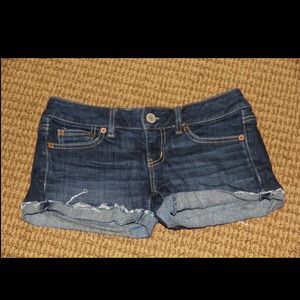 Denim shorts