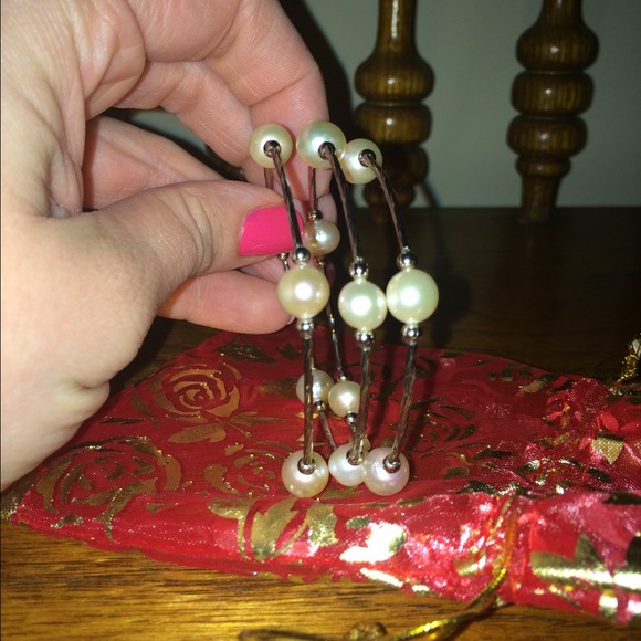 ***REDUCED***Faux Pearl wrap bracelet