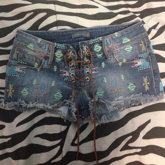 Tribal print shorts!