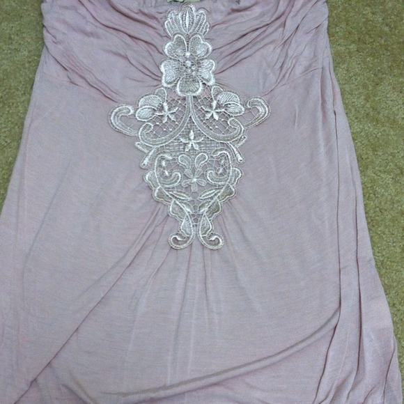 Tube top lace front design