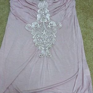 Tube top lace front design