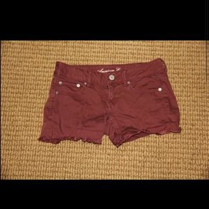 Maroon shorts