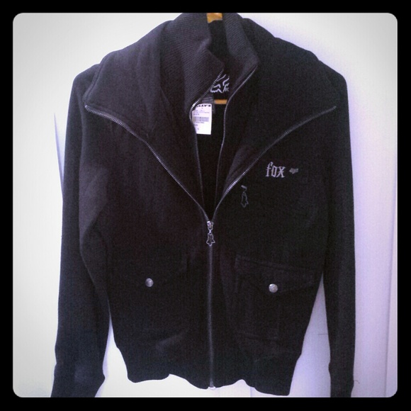 Fox Racing zip-up sweatshirt