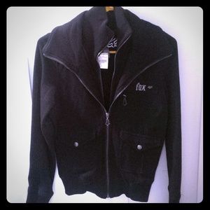 Fox Racing zip-up sweatshirt