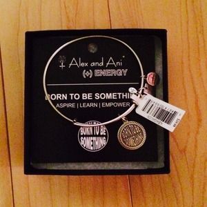 Alex & Ani (Born To Be Something in silver)