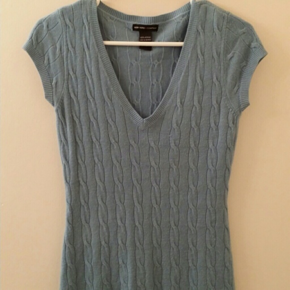New York & Co. Cable Knit Sweater Top - Picture 1 of 2