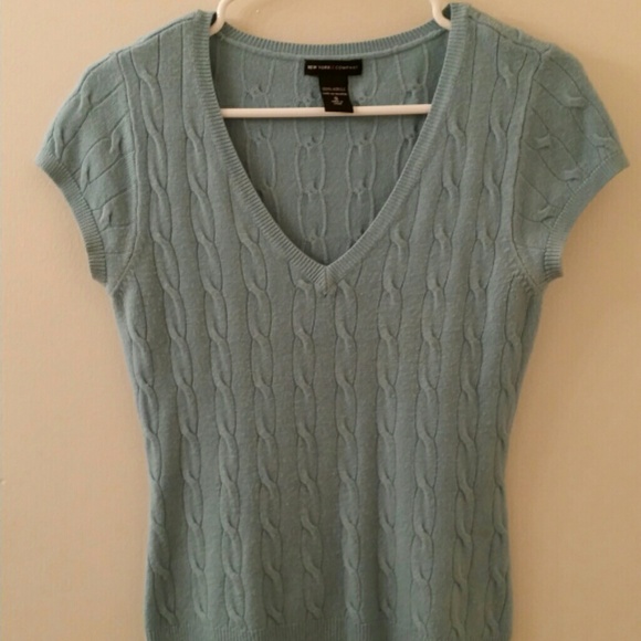 New York & Co. Cable Knit Sweater Top - Picture 1 of 2