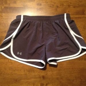 UnderArmour running shorts and Disney top